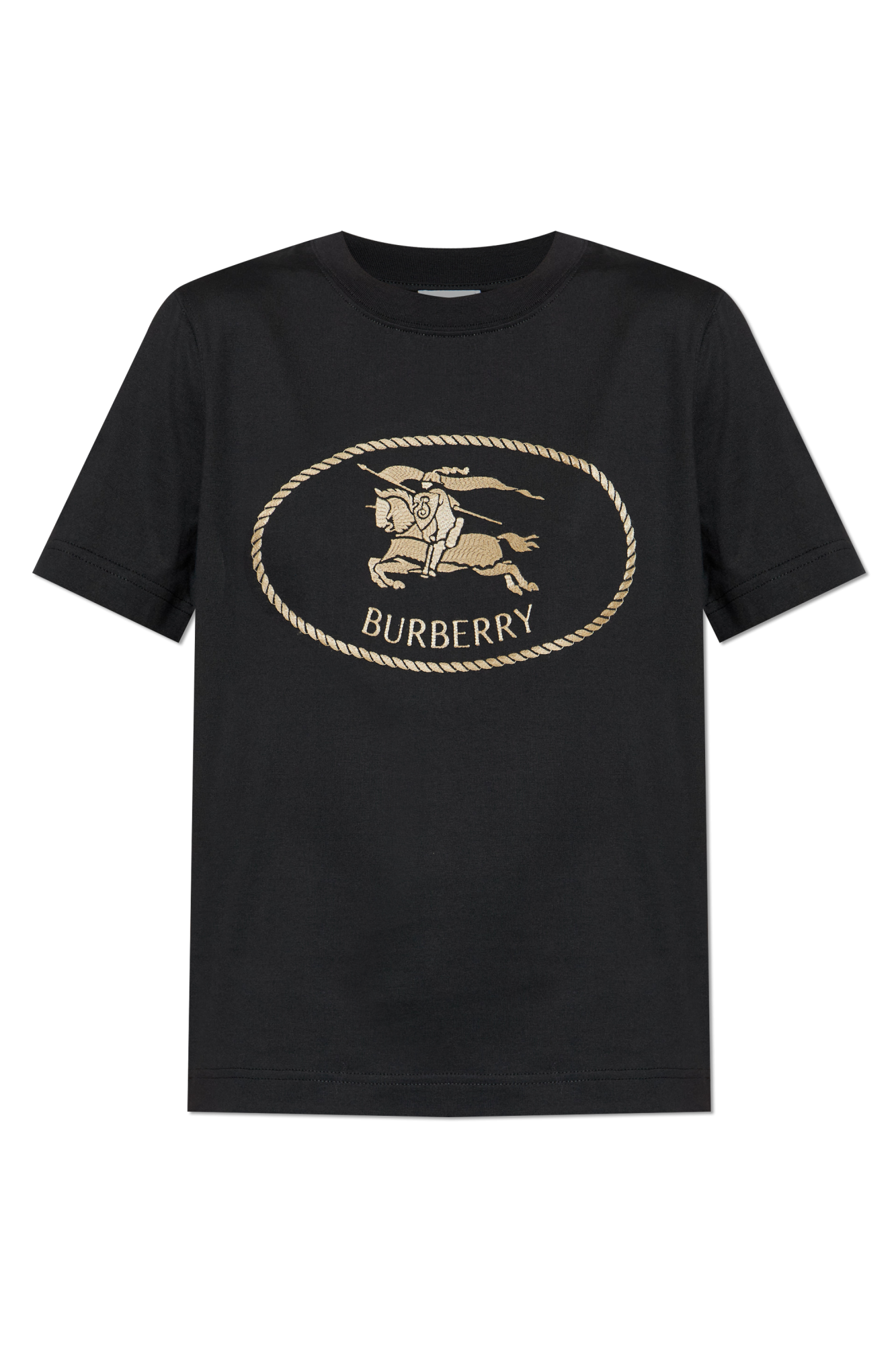 Black T-shirt with logo Burberry - Vitkac Italy